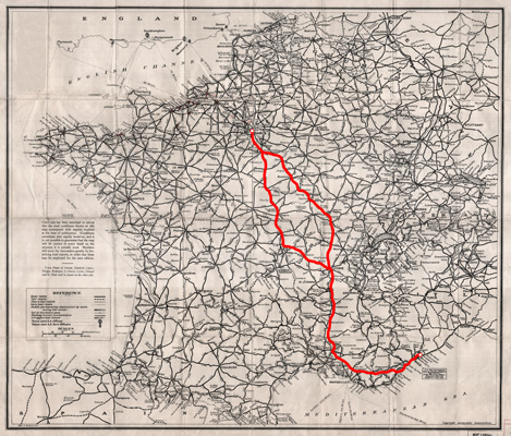 "Route Nationale 7", 1959 par Charles Trenet.